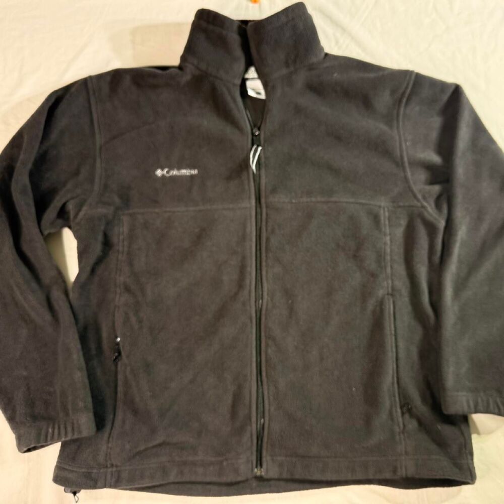 Columbia-sportswear Men's Black and Grey Jacket